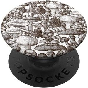 Retro Trendy Mushroom Flower Hippie 60s 70s Aesthetic Decor PopSockets PopGrip